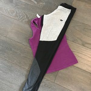 ADIDAS ORIGINALS & BUBALU. Gym set. Sz:XS